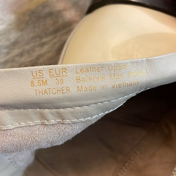 Sam Edelman - Thatcher Leather Ankle Boots - Cream - Size 8.5M - Picture 6 of 9